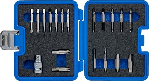 BGS 9173-1 | Schraubenausdreher-Satz | für Innensechskant 1,5-10 mm/T-Profil (für Torx) | T10 - T55 | 19-tlg.