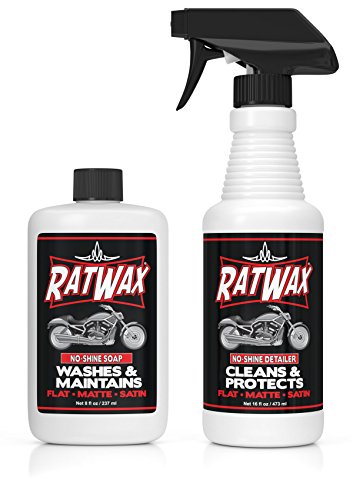 Kit de cera para motocicleta acabado mate