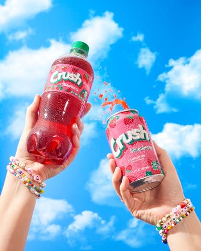 Crush Strawberry Soda, 20 Oz Bottles (Pack of 12) - Thumbnail 3