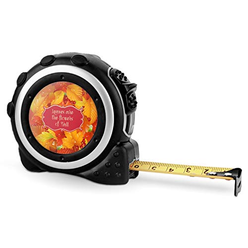 Cinta Métrica Hojas de Otoño Personalizable 16 ft miniatura 1
