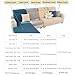 Yoovat Couch Cushion Covers for Sofa Couch Covers Wear-Resistant Universal Sofa Cover Washable Stretch for Sectional Slipcovers (Texture-Gray,Back Cover M)