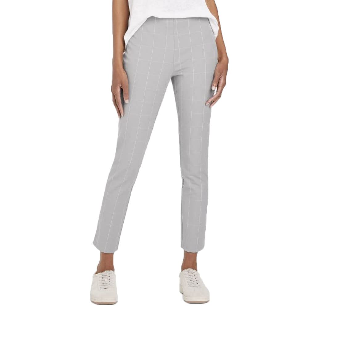 A New Day Womens High-Rise Slim Fit Ankle Pants