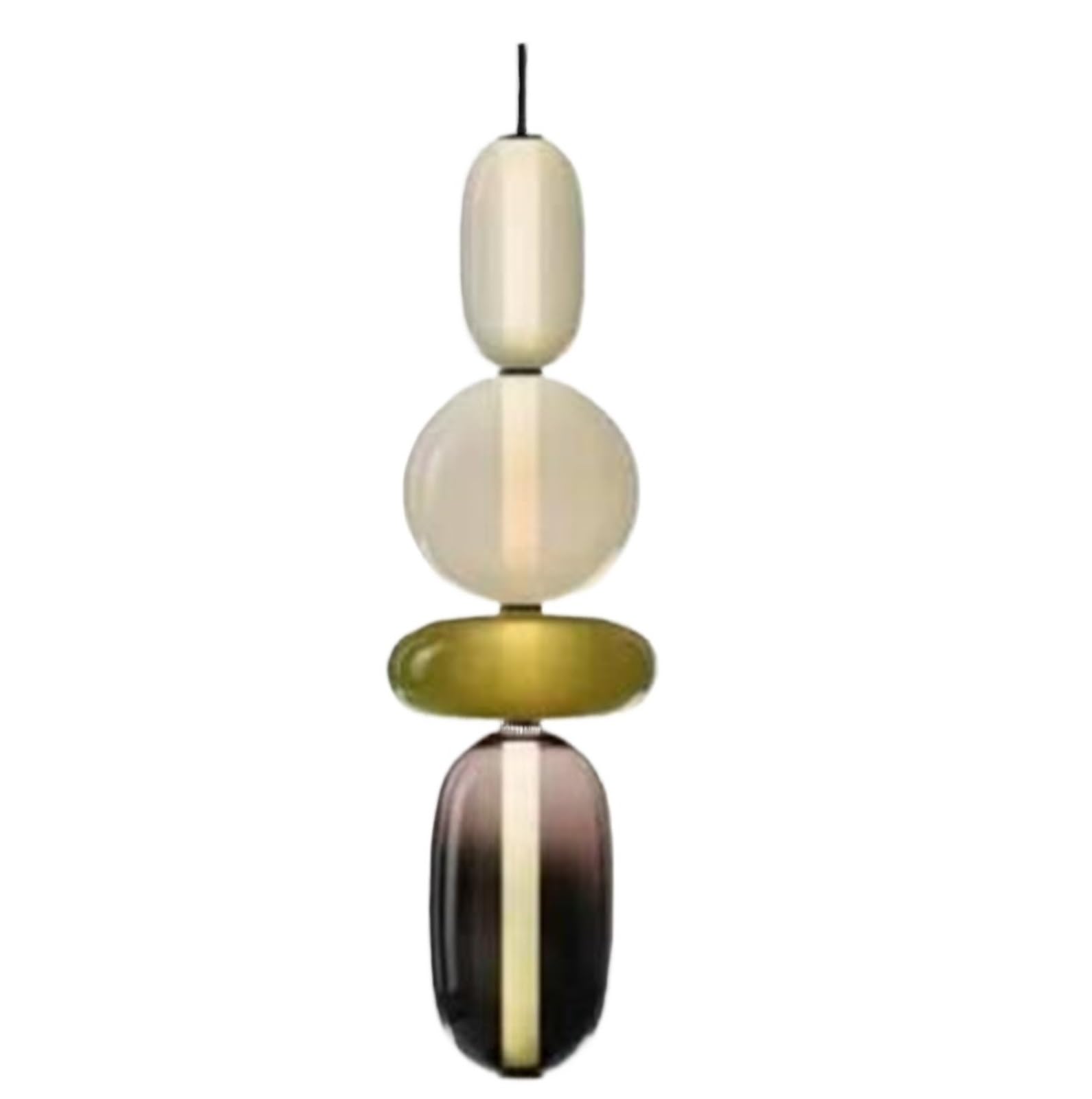 LYMSXAZOU Modern LED Chandelier Light Fixture Adjustable Hanging Ceiling Lamp for Cafe Restaurant Kitchen & Dining Room Stylish DIY Design with Colorful Illumination