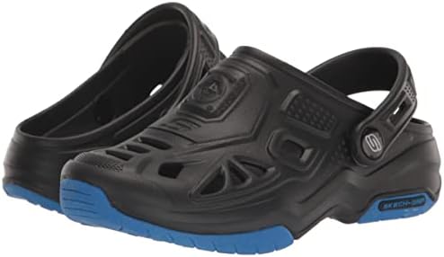 Skechers Kids Boy's Foamies Navigator Sneaker, Black/Blue, 12 Little Kid | Image 6