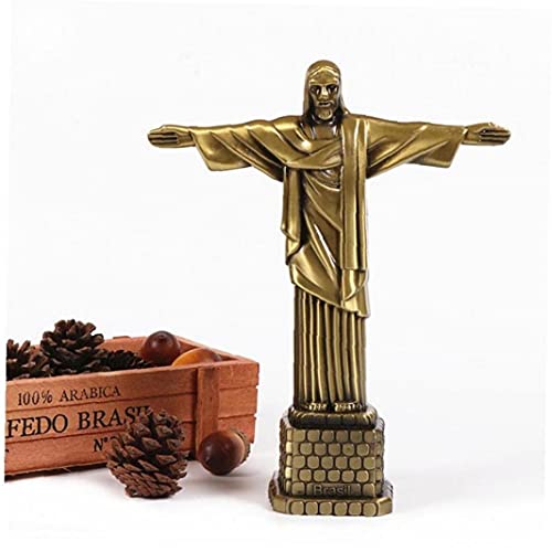 TOSSPER 1 st Jezus beeldje Metalen Christus de Verlosser Standbeeld Jezus Christus standbeeld Katholieke Gift Home Office Decoratie - Image 3