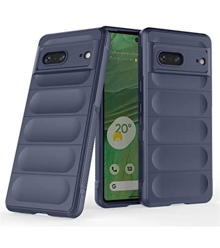 Image of Amazon Brand - Solimo Back Case Cover for Google Pixel 7 5G | Compatible for Google Pixel 7 5G Back Case Cover | Liquid Silicon Magic Case for Google Pixel 7 5G with Camera Protection | Sapphire