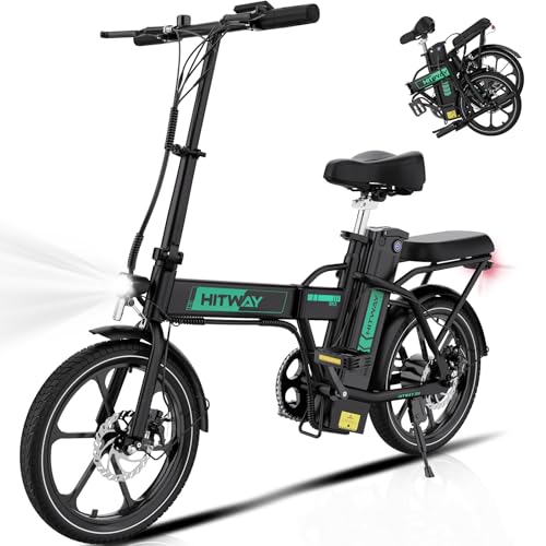 HITWAY Klappbares EBike 16 Zoll, 250W Motor, 36V 10.4Ah Akku, bis 25km/h,...