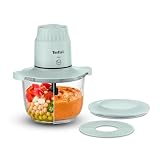 Tefal XXL Electric Chopper and Food Processor, 2L Glass Bowl, Eucalyptus