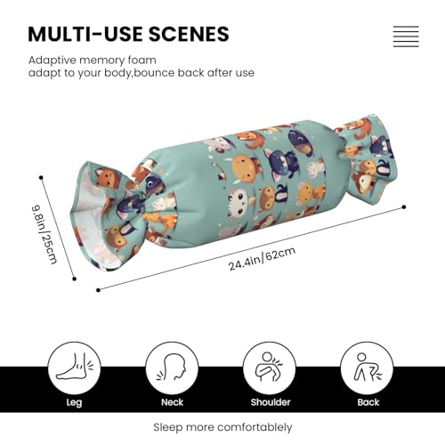 Almohada de espuma viscoelástica tamaño único negra miniatura 3