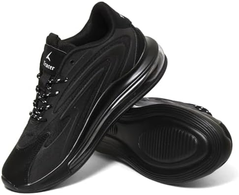 TRACER Sneaker Shoes for Men's, Stylish & Comfortable Footwear, Tube Sole, Material Mesh & KPU, Lightweight & Breathable, Secure Fit, Training & Running Shoe, Size - 6 to 11 UK