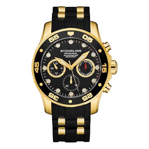 Stuhrling Men's Versatile Multi-Function Watch