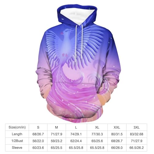 Sweats à capuche manche longue phoenix sweat-shirt aux finitions soignées