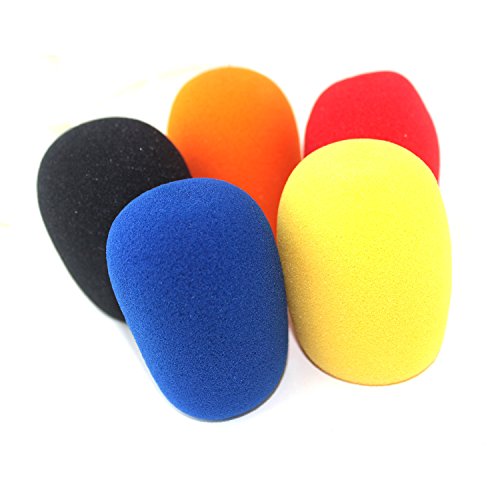Weymic 5pc 5 Color Microphone Windscreen Sponge Foam Cover Shield Protection - Thumbnail 2