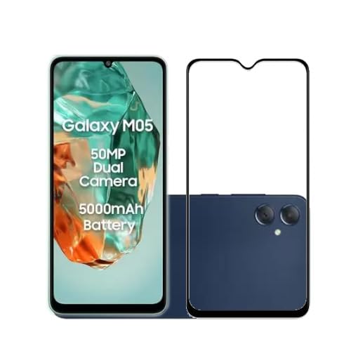 OJUCASE Tempered Glass Full Edge Coverage | HD Clear Bubble-free | Screen Protector for Samsung m05 Anti-scratch Tempered Glass (Pack of 1). (B0DHSGYPW4) Amazon Price History, Amazon Price Tracker