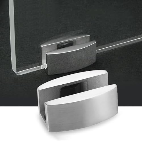 Glass Sliding Door Bottom,Stainless Steel Glass Sliding Door Replacement Door Bottom Roller for Frameless Glass Partition Wall