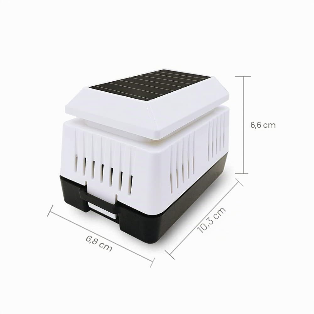 ECOWITT Wireless PM2.5 Luftqualitätssensor, PM2.5 Detektor für den Außenbereich für Haus, Büro, WH41 Zubehörsensor für WH0291 Konsole oder Ecowitt Ecosystem…