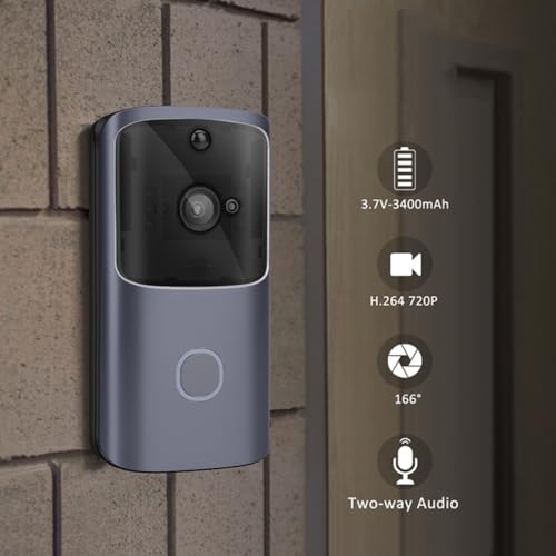 Veemoon campainha da porta campainha inteligente campainha wi-fi sem fio campainha de vídeo wi-fi Vi