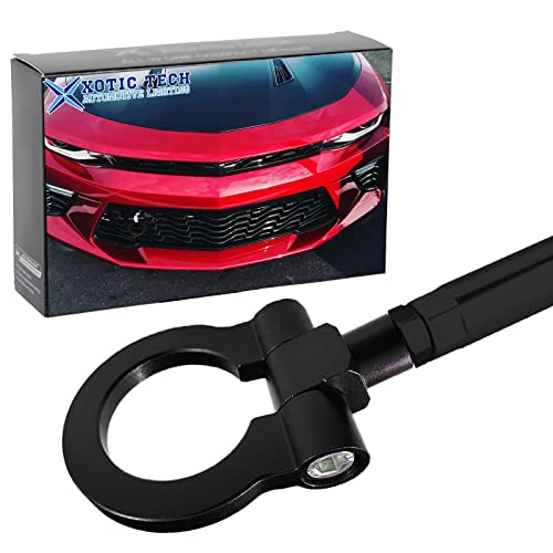 Crochet de remorquage robuste en aluminium CNC noir pour pare-chocs avant Camaro