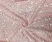 Lycra Net Fabric with Sequence Baby Pink Color 58' Wide FF2[5] by The yad