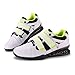 DAMANDO Mens Bodybuilding Trainers Weightlifting Fitness Sport Shoes Fashion Breathable Athletic Sneakers Casual Gym Squat Shoes for Male,Green,10