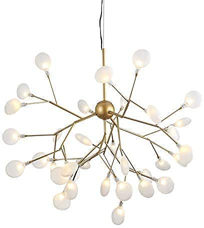 Lustres ménagers dorés pour corriger le manque de lumière
