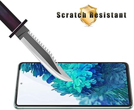 GiiYoon-3 PACK Screen Protector for Samsung Galaxy S20 FE/Galaxy A51 Tempered Glass [HD Full Coverage] [Easy Installation] [Round Edge] [Scratch Resistant] [9H Hardness] [Bubble Free] Protective Film