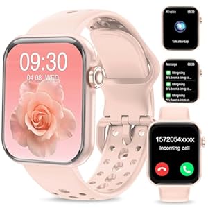 Smart Watch for Women Men Answer/Make Calls, 1.83″ HD Touch Screen Fitness Watch with Heart Rate/Sleep Monitor, Step Counter, 120+ Sports Activity Trackers, IP68 Waterproof Smartwatch for Android/iOS