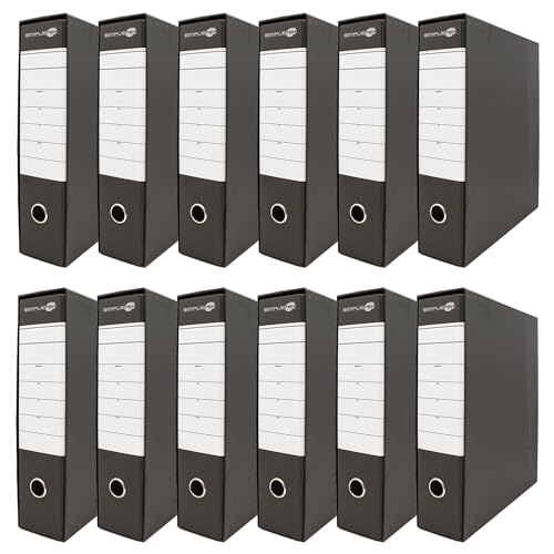 Classeur à anneaux noir pour archiver vos documents de bureau importants