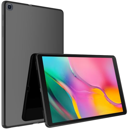 BREPRIO Case for 10.1 Inch Samsung Galaxy Tab A Tablet SM-T510 SM-T515 SM-T517 2019 Release, [Lightweight + Protective] Shockproof Soft Ultra Slim Cover, Black