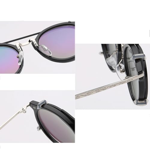 Lunettes de soleil UV400 steampunk double couche pour la conduite