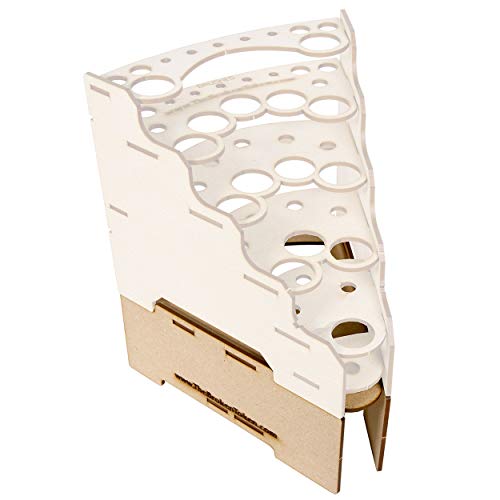 Image of The Broken Token Modular Paint Rack - 45 Wedge Riser for Modular Paint Racks - Customize Your Setup, Reach Your Bottles, Brushes and Pots with Easy Organization & Access