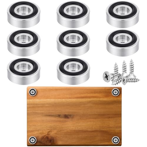 Yaocom Juego con 8 Piezas de Patas para Tabla de Cortar Acero miniatura 1