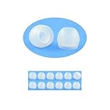 12 pair Clear, Size Extra Small, Replacement Earphone tips / earbuds plus bonus set of backup earphones! (model/colors vary).