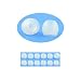 12 pair Clear, Size Extra Small, Replacement Earphone tips / earbuds plus bonus set of backup earphones! (model/colors vary).
