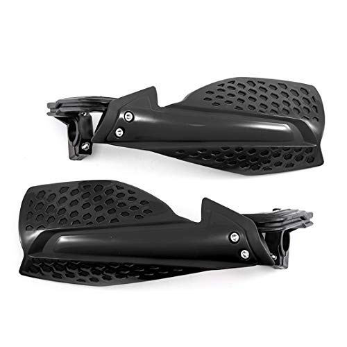 Motorrad Handschutz 22mm Lenker Griffschutz Schild Motorrad Motocross Roller Winddichte Handschutz Schutzausrüstung (schwarz 1)