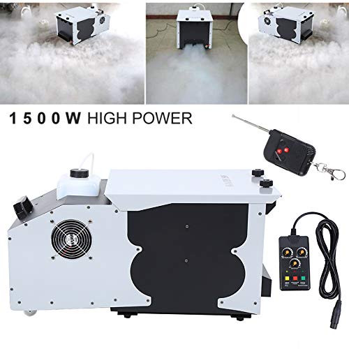 Ridgeyard 2.5L 1500W Low Laying Effect Smoke Fog Machine DMX 512 Wireless Remote