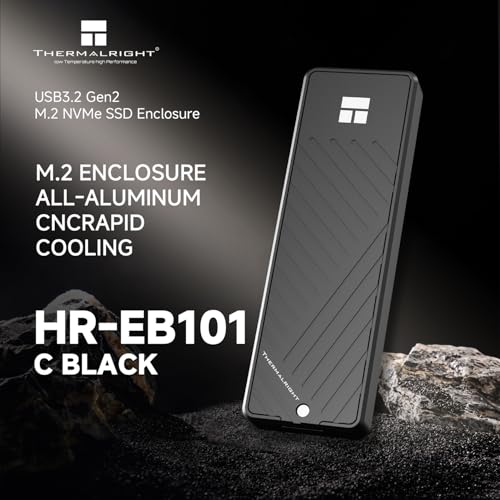 Thermalright HR-EB101 C Negro Caja Aluminio con Enfriamiento Activo miniatura 2