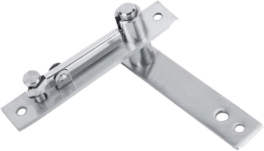 1 Set 360 Degree Stainless Steel Door Pivot Hinge Tall Building Rotary Door Pivot Hinge Install Up and Down for One Set