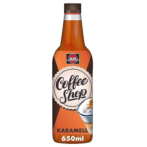 Schwartau Coffee Shop Caramel, Kaffeesirup zum Verfeinern von Kaffeespezialitäten, 650ml 1