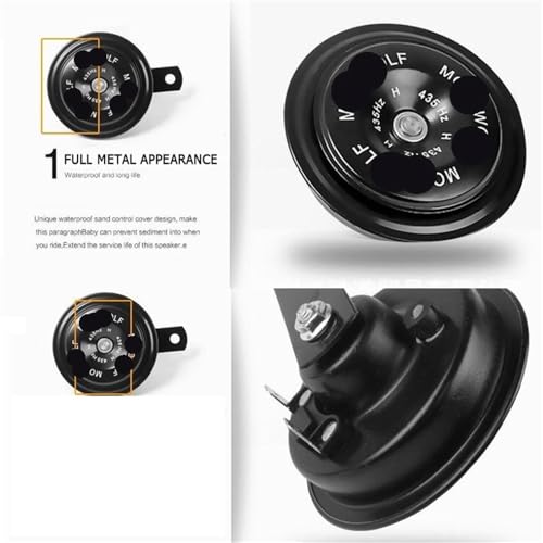 Parlante para Manubrio de Motocicleta 12V 110DB miniatura 3