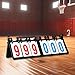 Yiju Flip Scoreboard Score Counter 6 Digit Portable Score Keeper Score Flipper for Badminton Basketball Baseball Sports Games
