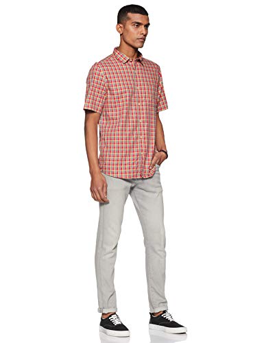 Image of John Miller Men's Checkered Slim fit Casual Shirt