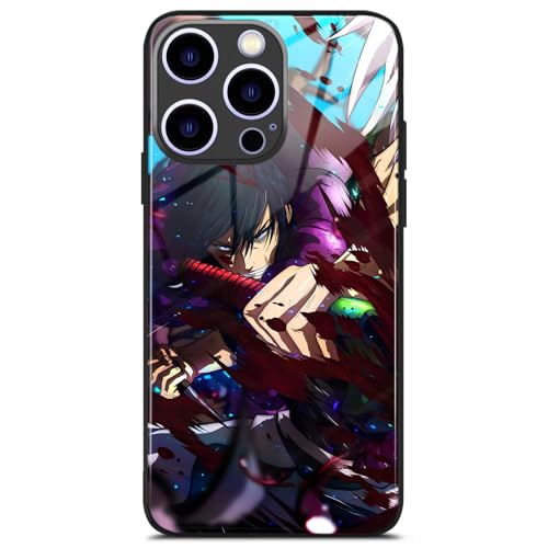 Coque Sorcerer Killer iPhone 16 Pro en verre trempé style manga