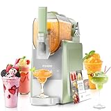 FOHERE Slush Maschine, 2,6L Slushie Machine mit 5 smarten Programmen, Slushy Machine für Zuhause, Ohne Eiswürfel & Selbstreinigung, für Slush, Eis-Cocktails, Frappé, Margaritas & Milchshakes