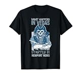 What Happens In Vegas Started In Newport News Travel Journey T-Shirt