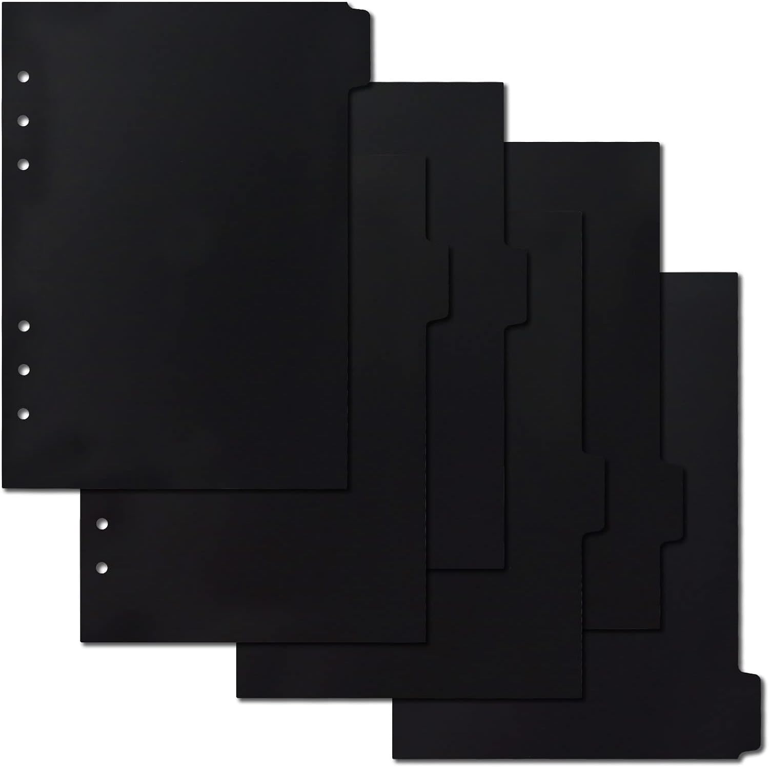Divider Point Protector Amazon.com : A5 Black Dividers 6-Tab Sturdy Plastic Planner Dividers ...