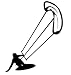Generic Kite Surfing Kite Surfer Aufkleber Surf Surfen Sport Aufkleber in den Größen 10cm,15cm,20cm oder 25cm (144/5) (15cm, Schwarz Glanz)