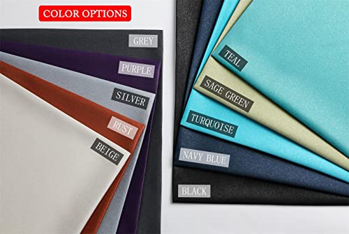 G2000 Lurex 100% Blackout Curtains For Bedroom Living Room Curtains 84 Inches Long Sage Green Curtains & Drapes Room Darkening Curtains Thermal Light Blocking Soundproof Glitter Curtains 2 Panels Set #TOP4