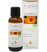 Flora Pureté Huile de calendula 50 ml Bio-Cosmos Huile végétale visage et corps Rafraîchissante émollien...