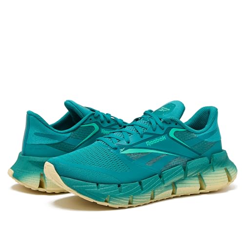 Reebok Floatzig Running Shoes for Men, Team Teal/Unleashed Green/White, 9